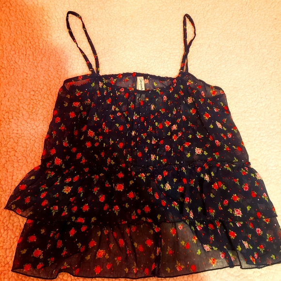 Floral Spaghetti Strap Camisole - Picture 1 of 2